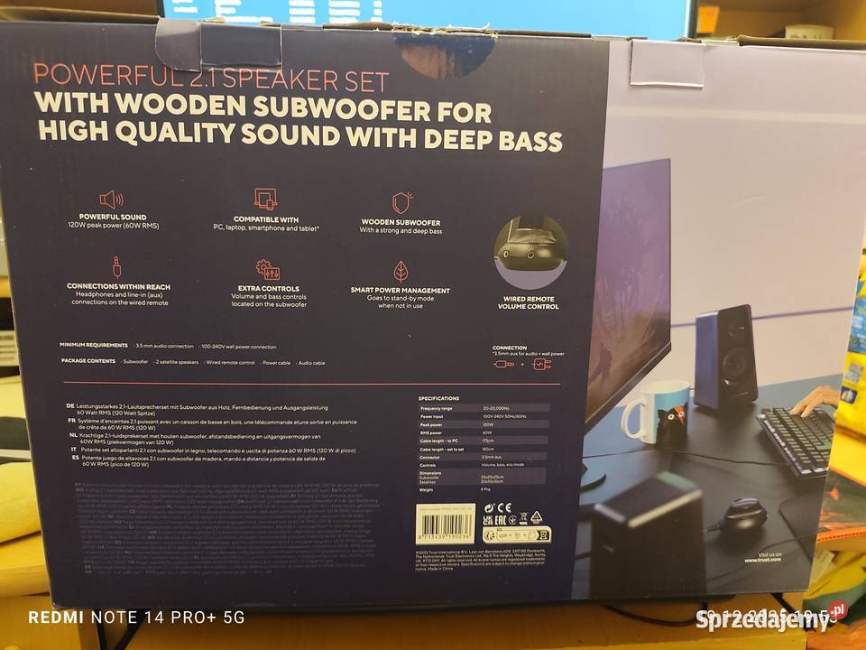 Głośniki Trust GX 21 120W Lublin