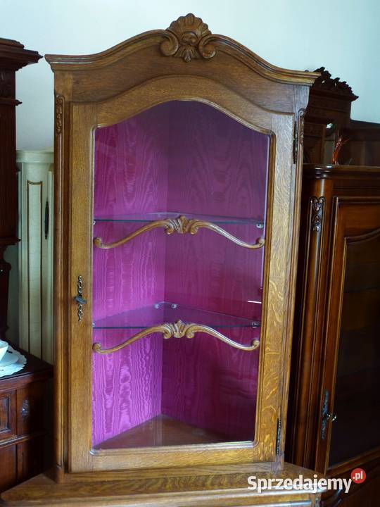 Piękna narożna witryna ludwikowska sklep Dąbrowa Meble Dąbrowa Górnicza sprzedam