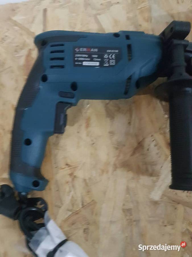 WIERTARKA udarowa 1600 W Erman 2 główki zNiemiec Głogowa
