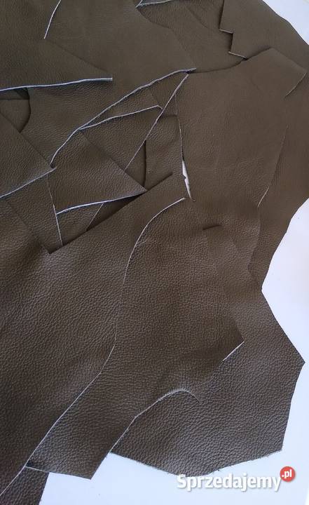 Skóra 610 g Licowa Włoska średnie i małe kawałki Gdańsk sprzedam