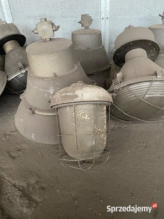 Oryginalne Stare Lampy Przemysłowe WYPRZEDAŻ małopolskie Myślenice