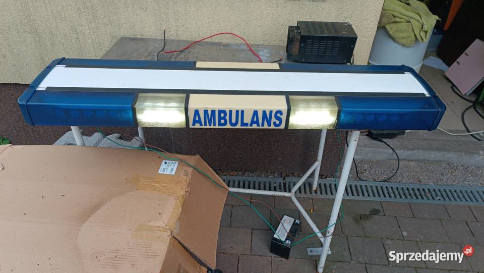 Kogut lampa ostrzegawcza elfir ambulans Pozostałe Żywiec