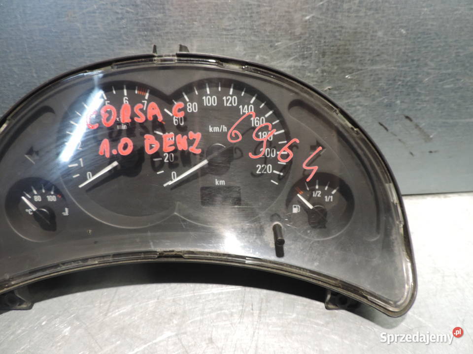 LICZNIK ZEGARY OPEL CORSA C 10 12V 09166813FK osobowe Nowy Sącz sprzedam