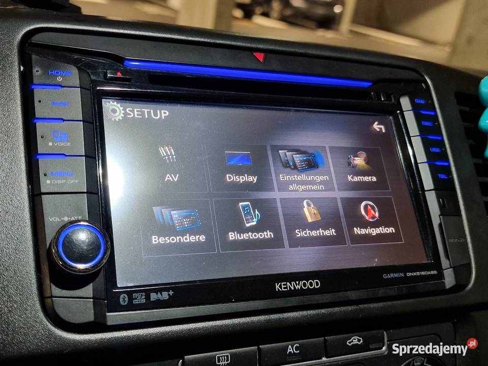 Kenwood DNX516DABS radionawigacja DAB Android
