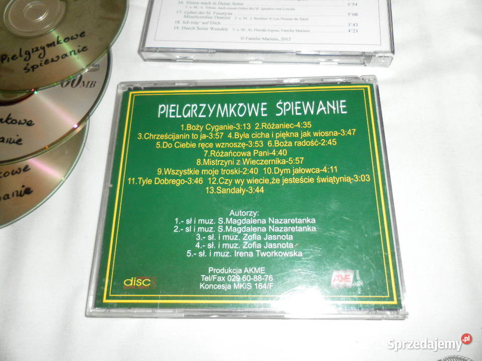 Pielgrzymkowe Śpiewanie Różokrzyż 5 CD Kraków