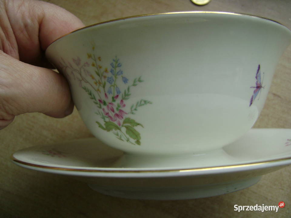 Starocie z PRL Porcelana ELFENBEIN Zestaw 2 sprzedam