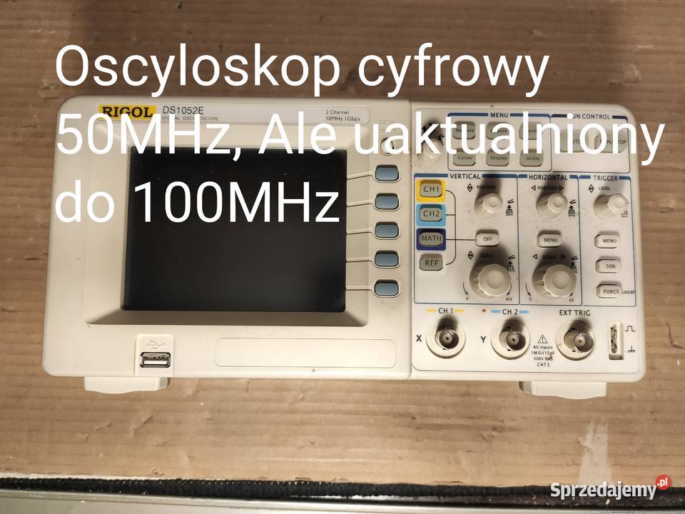 RIGOL DS1052E 50MGz Ale uaktualniony do 100MGz wielkopolskie Poznań