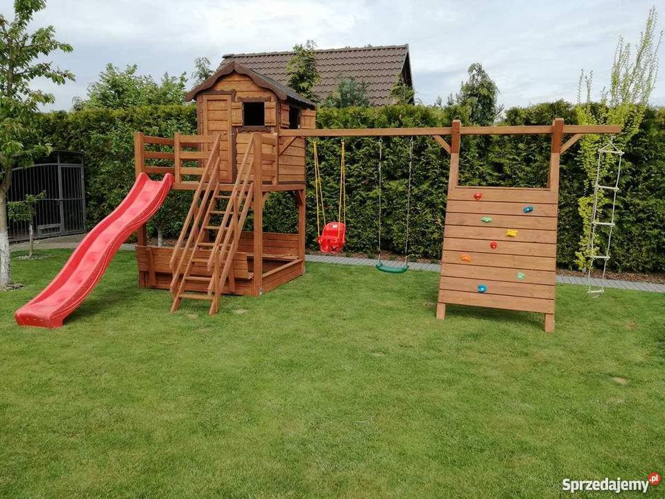 Plac zabaw domek dzieci