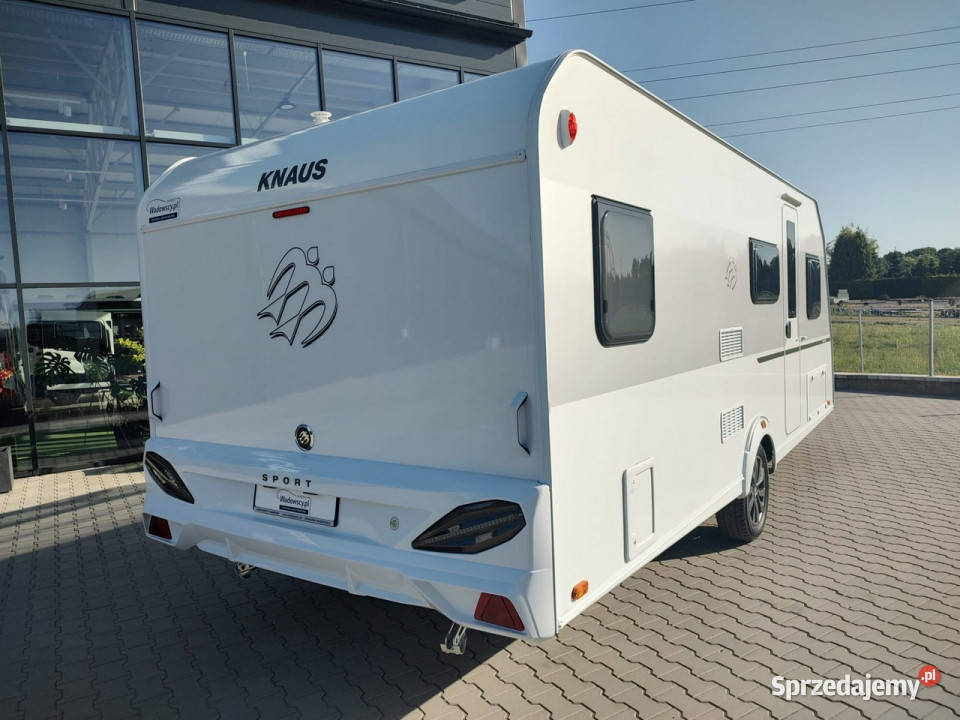 przyczepy kempingowe Knaus Sport 580 QS Nowy pełny VAT małopolskie Gaj