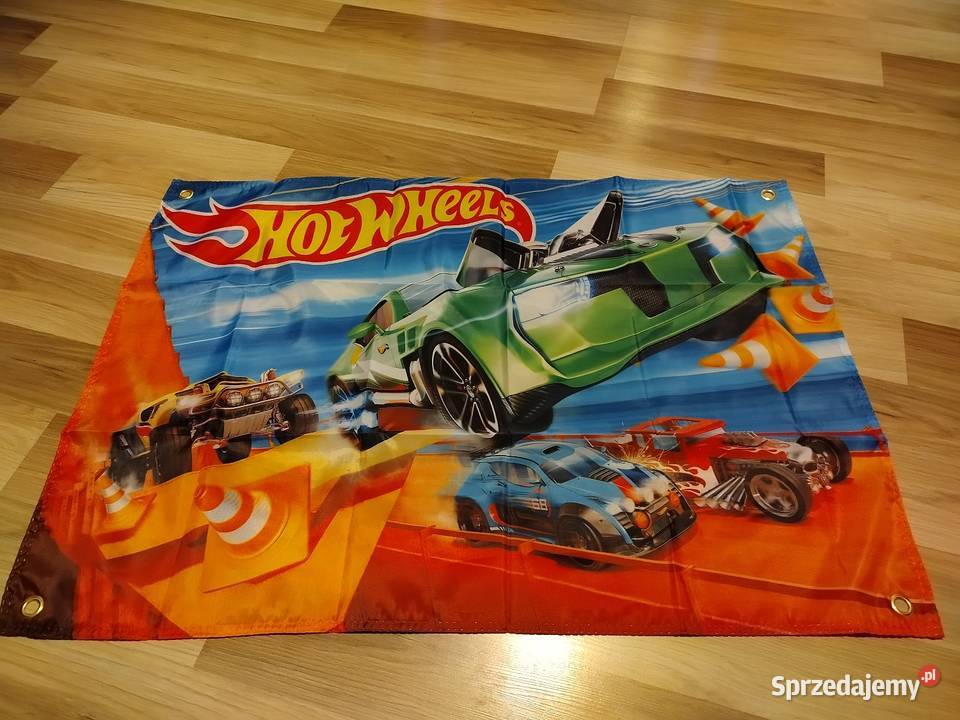 Hot wheels baner plakat materiałowy 90x60 wielkopolskie Gniezno