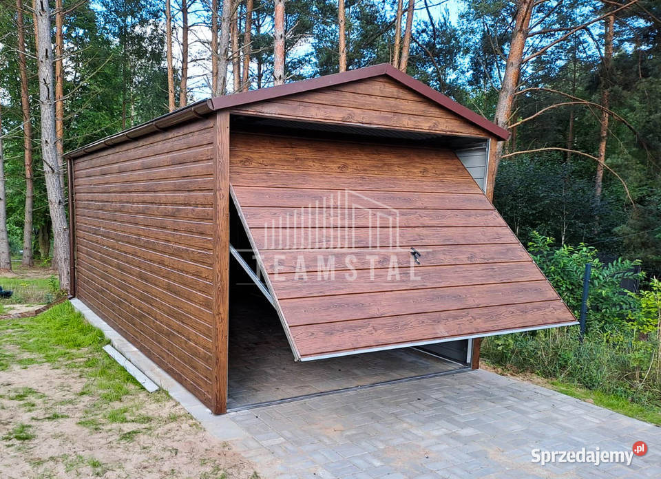 GARAŻ BLASZANY 3m x 6m poziom dwuspad TS493 Koszalin