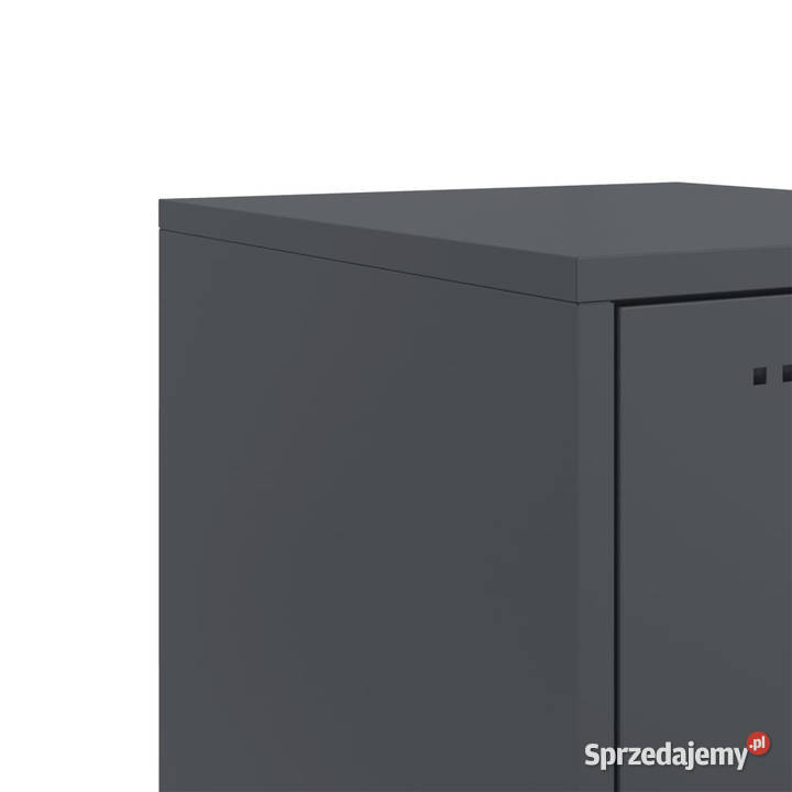 Szafka nocna antracytowa 36x39x78 stal WM846582 Nocne Warszawa