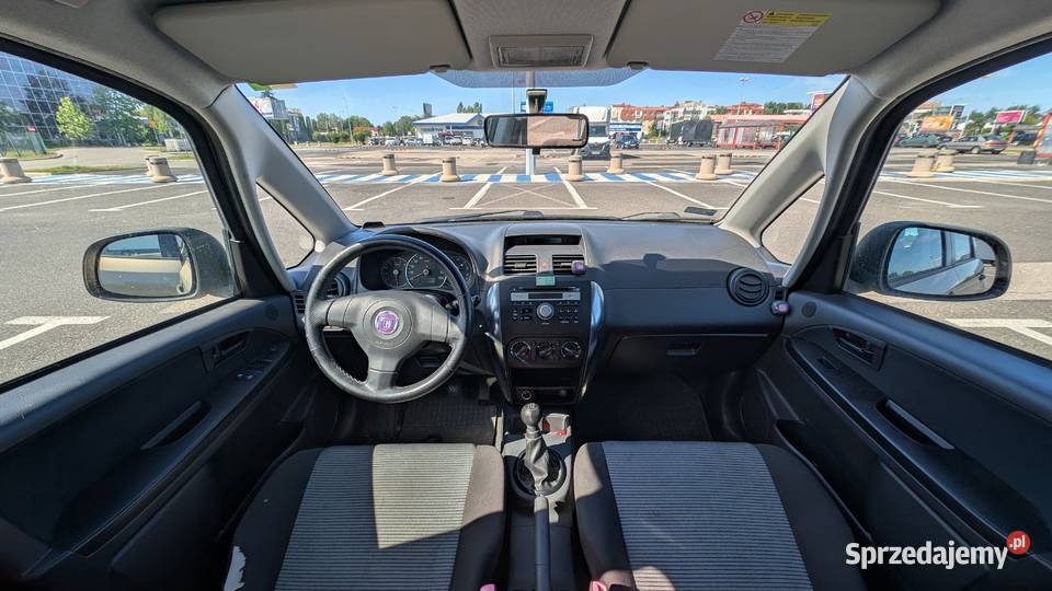 Fiat Sedici fresh 16 107 polski salon komputer pokładowy mazowieckie Warszawa sprzedam