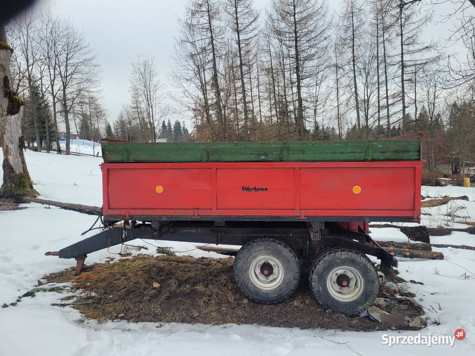 Przyczepa rolnicza tandem nieuszkodzony Zakopane