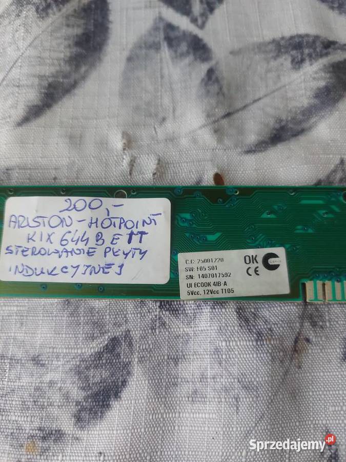 ARISTON HOTPOINT KIX 644 B E IT STEROWANIE PŁYTY