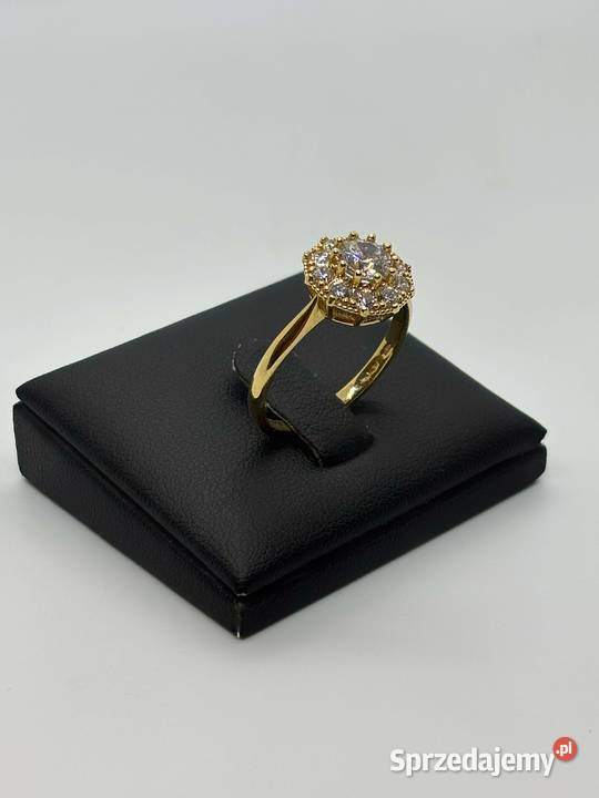 Nowy Złoty Pierścionek pr 585 395g Rozmiar 21