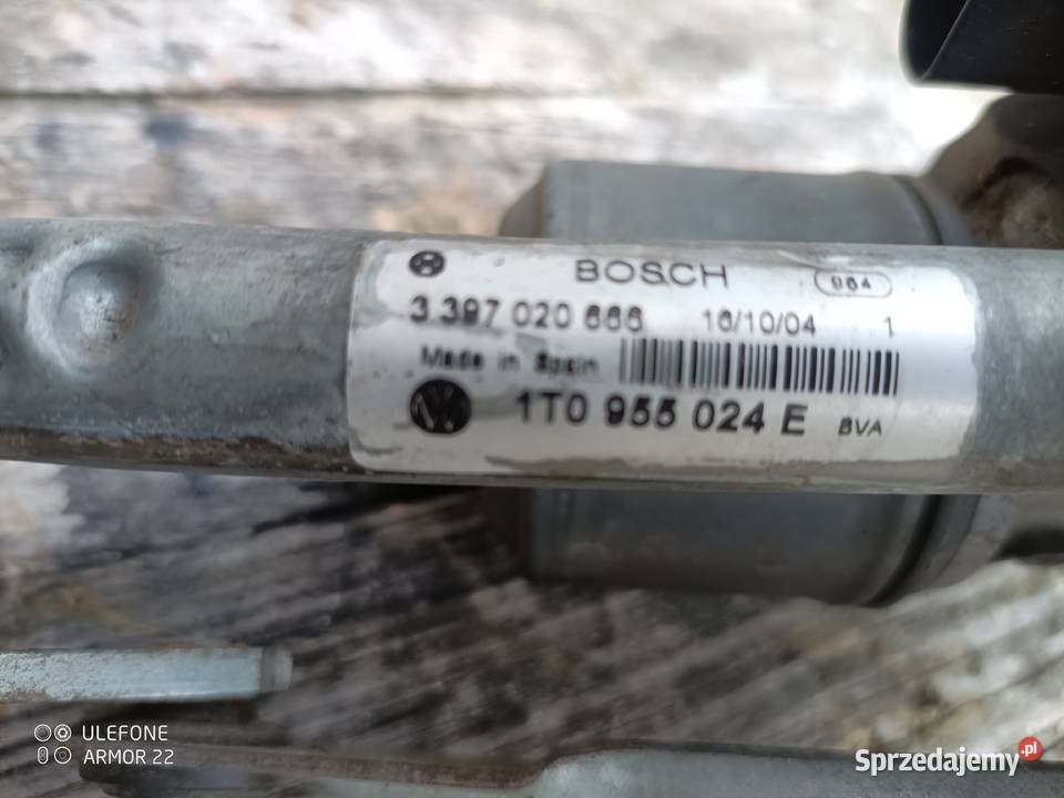 Mechanizm wycieraczek z silniczkiem Pamiątkowo