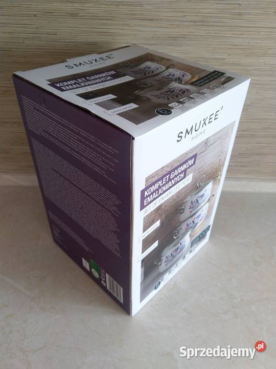 NAJTANIEJ Zestaw Garnków Emaliowanych Pokrywkami śląskie Zabrze