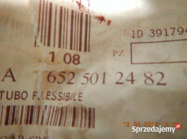 WĄŻ RURA WODY MERCEDES A6525012482 NOWY ASO
