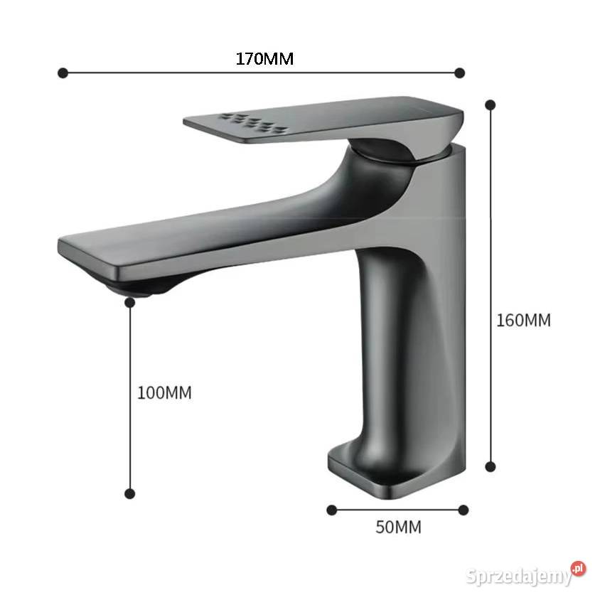 Bateria umywalkowa 5 złota mat