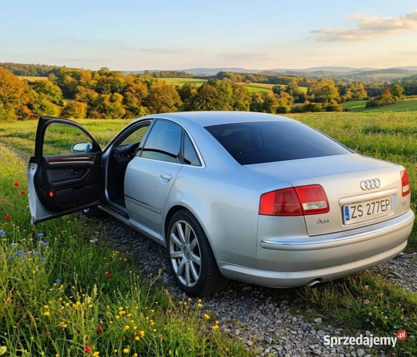 Śliczna Audi A8 D3 42 Quatro z LPG benzyna+LPG Szczecin