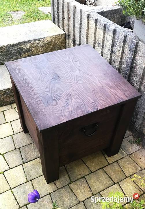 Skrzynia rustykalna skrzynia postarzana stolik Radków