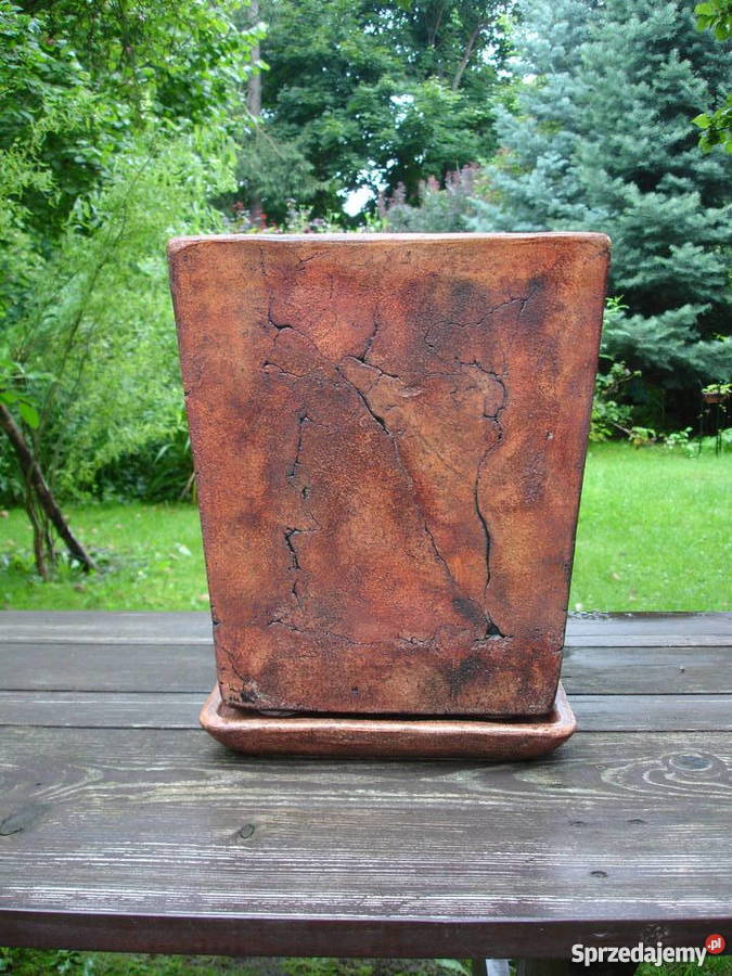 Sprzedam ceramiczną donicę spodek 40 x 31 Jelenia Góra