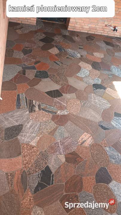 Kamień polny cięty płomieniowany gr2 dekoracyjny Prokowo
