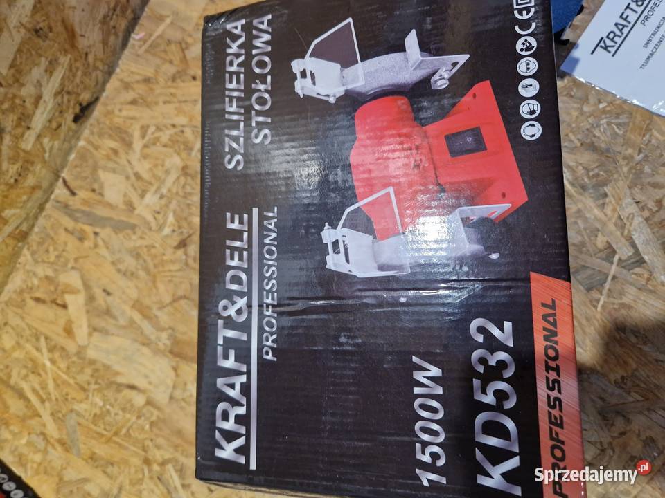 Szlifierka Stołowa 150Mm 1500W KraftDele Kd532 Szlifierki stołowe Głogowa sprzedam
