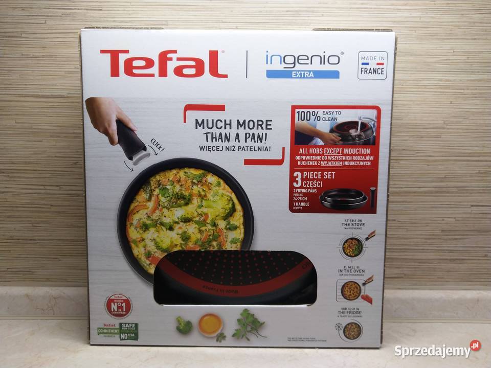 NAJTANIEJ Patelnia Tefal Ingenio 3 w 1 Patelnie Wyposażenie wnętrz Zabrze