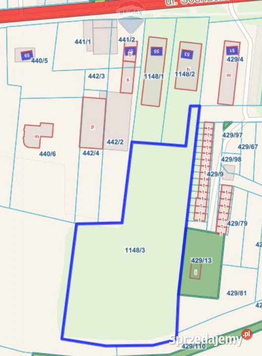 Zabudowa pod bliźniaki MPZP budowlana Leszno