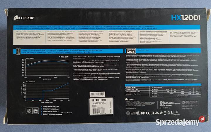 Zasilacz komputerowy 1200W Corsair HX1200i Katowice
