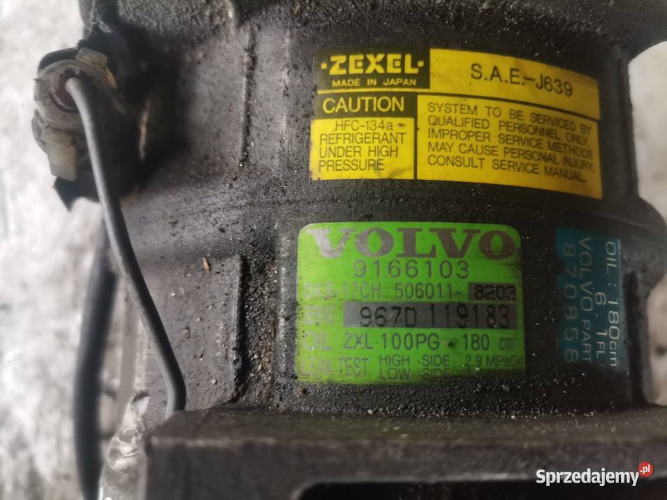 Spężarka Kompresor Klimatyzacji Volvo S80 29B Wisznice sprzedam