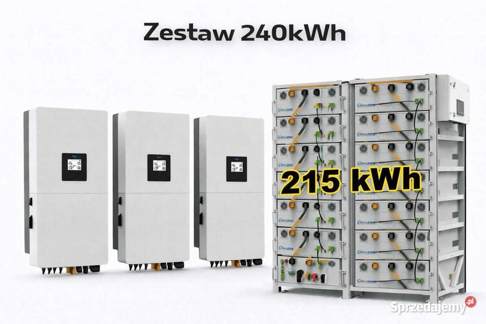 Zestaw Magazyn Inwerter HV 240 kW 215 kWh