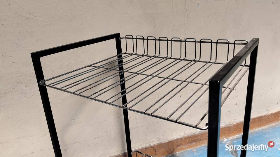 Kwietnik metalowy stolik ażurowy pod