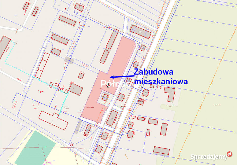 Dwie działki przemysłowa i budowlana Podedwórze asfalt lubelskie