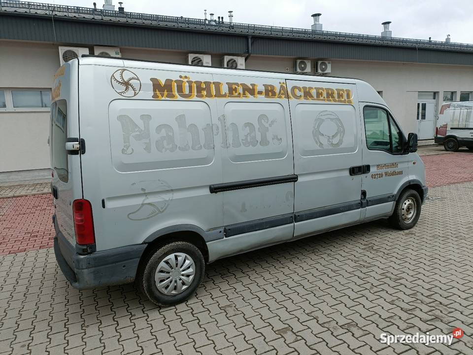 Opel Movano 22 wysoki długi 2003 tempomat Rok produkcji 2003 Kłodzko