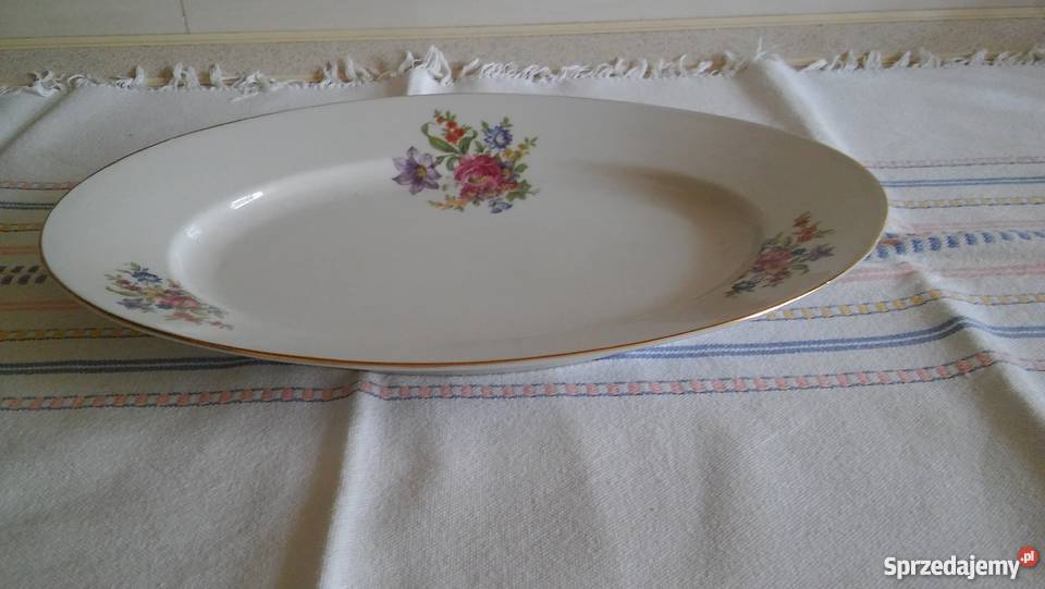 talerz patera porcelanowy półmisek bogato Gdańsk sprzedam
