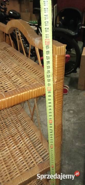 Szafka wiklinowa etażerka 110cm Poraj sprzedam