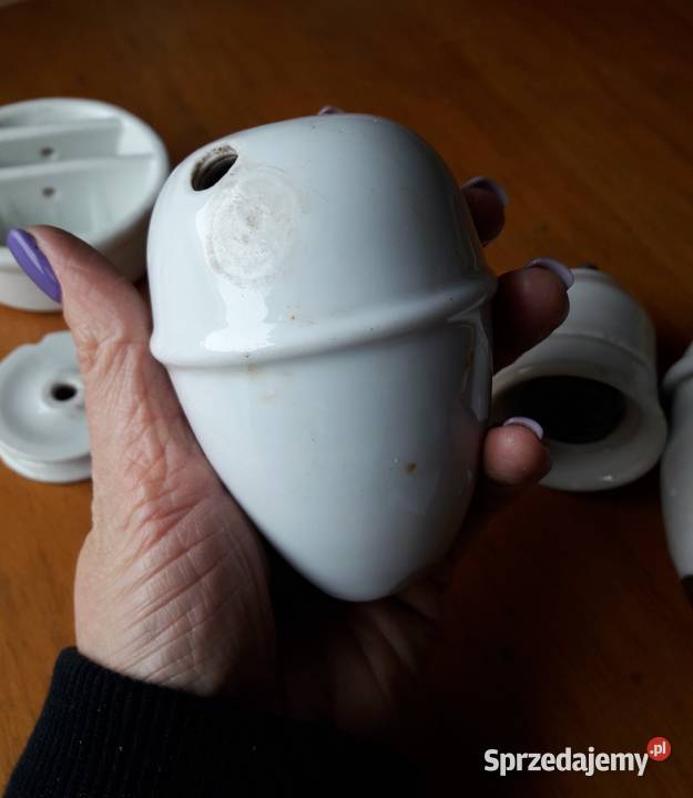 Stara przeciwwaga zawiesie do lampy porcelanowe Gdynia