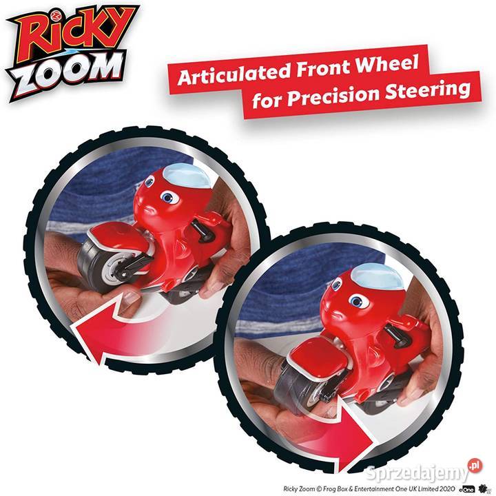 Figurki Zestaw Motor Motocykl Ricky Zoom Loop Mogilany
