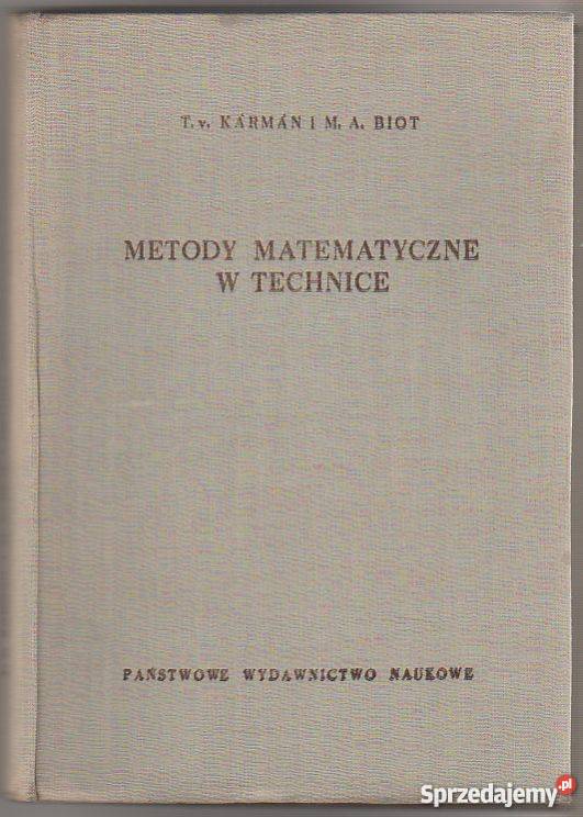 7209 METYODY MATEMATYCZNE W TECHNICE Tv KARMAN i małopolskie Czyrna
