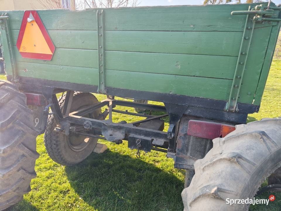 Przyczepa rolnicza drewniana 3 tonowa nieuszkodzony Trzebnica sprzedam