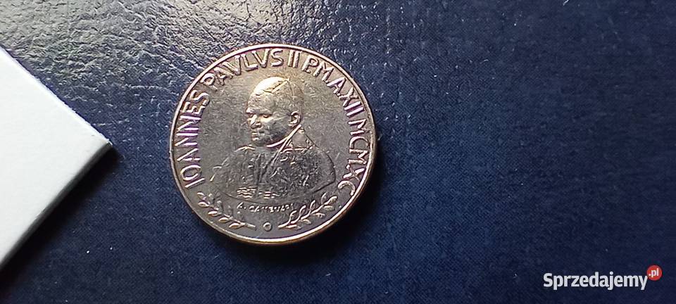 Stare monety 50 lir 1990 Watykan Lesko