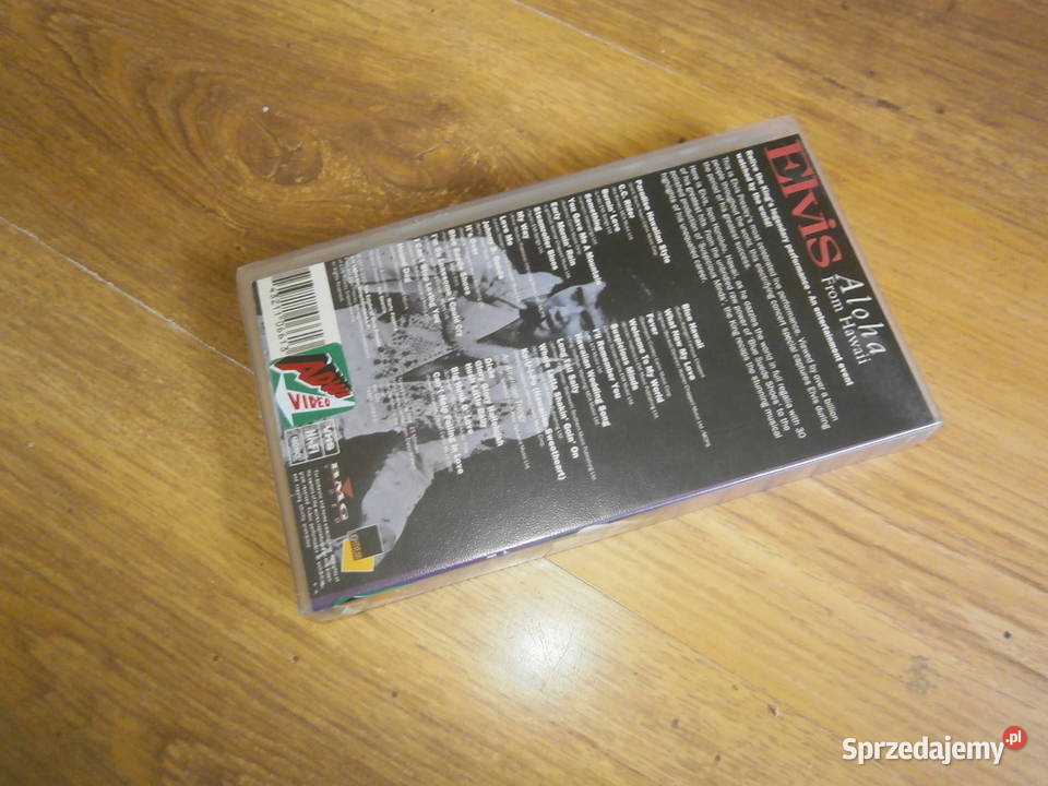 Kaseta VHS ELVIS Aloha From Hawaii oryginał Audio Łódź