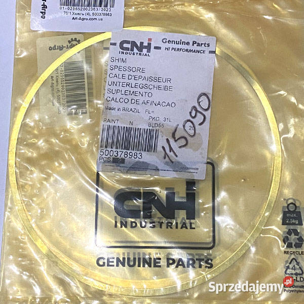 500378983 Uszczelka tulejowa 014mm Steig500 CNH sprzedam