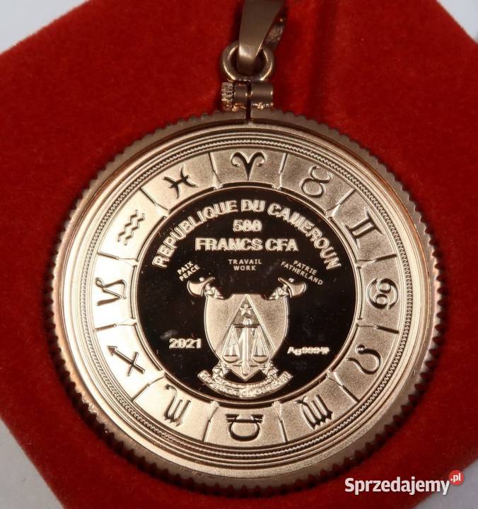 Srebrna moneta 500 Franków CRA Wałbrzych