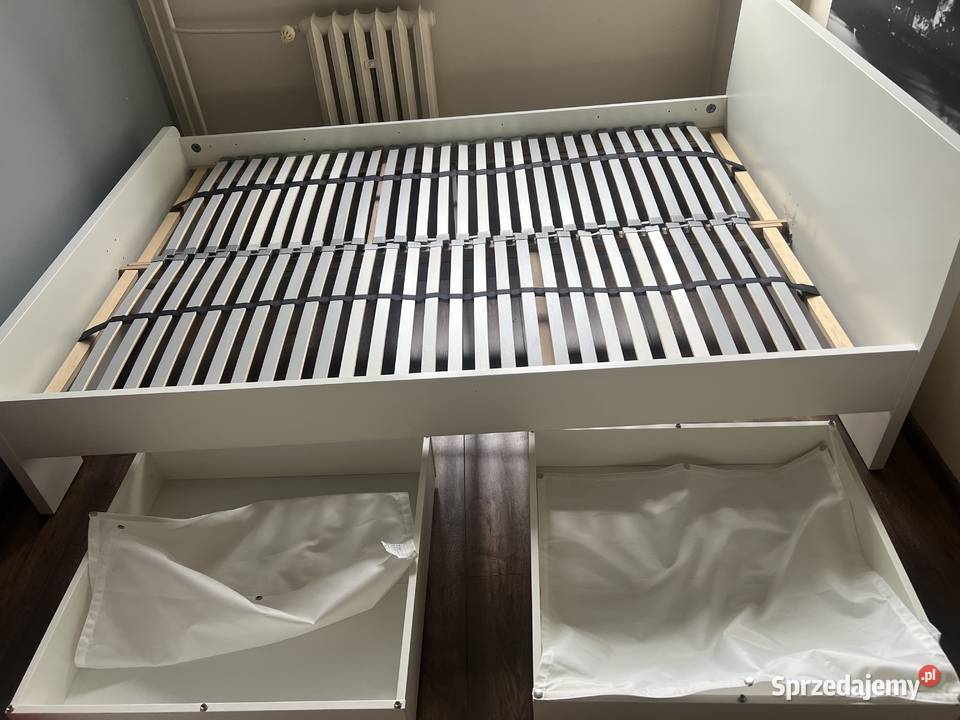 Sprzedam łóżko z szufladami 140cm Łóżka i materace Konin