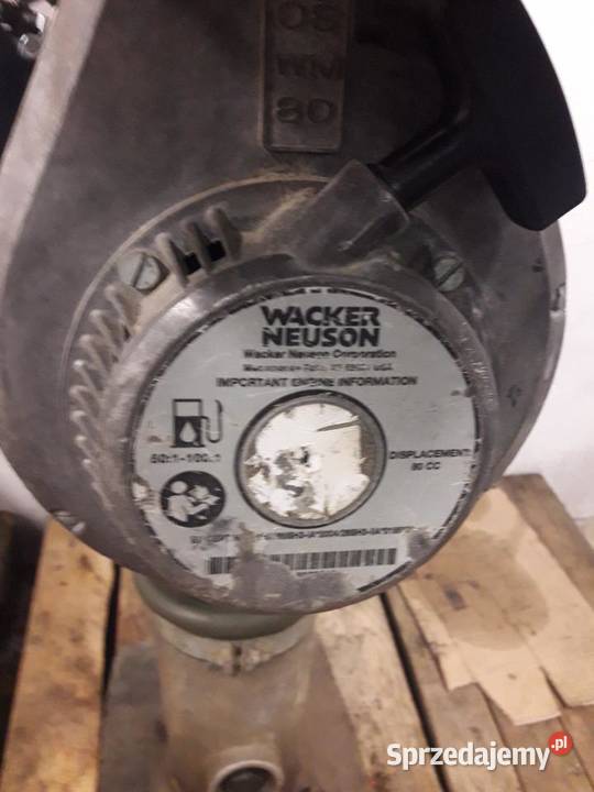 SKOCZEK STOPA WIBRACYJNA ZAGĘSZCZARKA WACKER Rok produkcji 2010 Pozostałe Załom