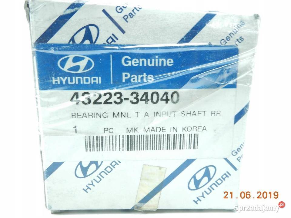 ŁOŻYSKO WAŁKA GŁÓWNEGO HYUNDAI ELANTRA 9095 ASO